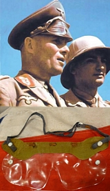 A Pair of WW2 Gas Shield Eye Protectors 'Rommel' Type
