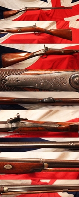 19th Century Damascus Twist Barrelled Sporting Gun By Manton of London