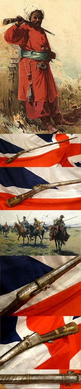 A Spectaular Looking, Rare & Super Example of a 17th -18th Century Matchlock Musket