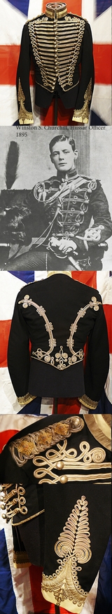 A Fabulous Quality & Simply Beautiful Original Victorian Uniform Dolman Tunic of a Captain of the Pembrokeshire Hussars. An Hussar Regiment That Fought With Distinction In The Boer War.