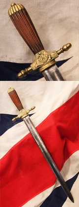 A Very Fine 18th Century Royal Naval Officer’s Sword of Hunting Sword Type