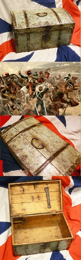 Super 1850's 'Crimean War' Russian Military Officer's Campaign Trunk