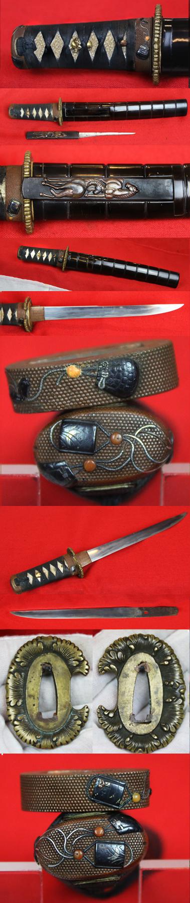 A Marvelous Museum Quality Samurai Tanto, 15th Century By Sukesada Around 600 Years Old