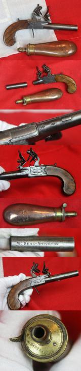 A Most Fine King George IIIrd Boxlock Flintlock By Bolton of London, Named for its Owner William Seal of Amington