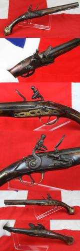 An 18th Century Typical Pirate Form Corsairs Long Barrel Holster Pistol Likely a Balkan Maker, a Great Gift Idea