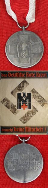 A German WW2 Nazi DRK Red Cross Medal