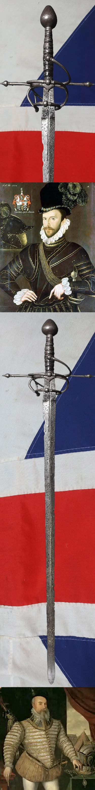 Beautiful, Inscribed, Elizabethan Tudor & Renaissance  Nobleman’s Rapier 16th Century, Circa 1570