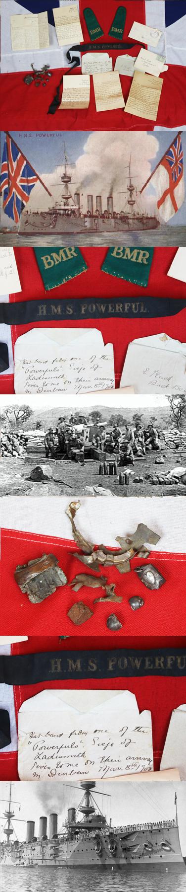 A Unique, Small But Significant, Historical Boer War, the Siege of and Battle for Ladysmith Collection of A Combatant With Superb Personal Correspondence Provenance