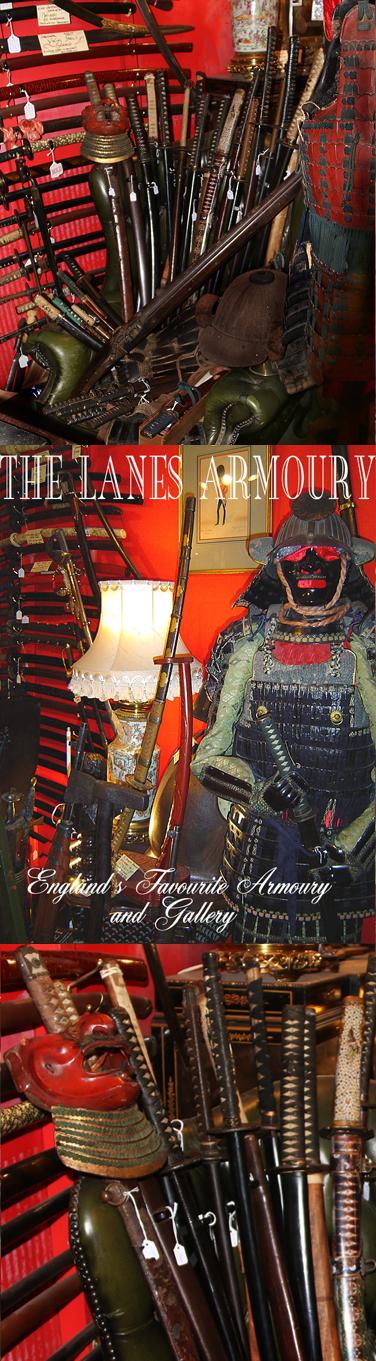 Huge Private Collection of 53 Original Ancient and Antique Samurai Swords, A Red Lacquer Gosuko Armour,  and Ozutsu Hand Cannon, Has Now Arrived
