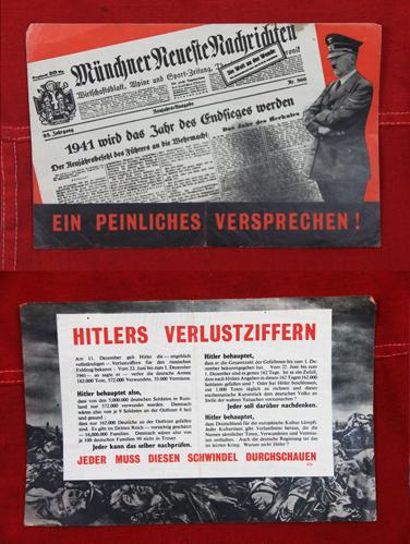 British WW2 Anti Hitler Propaganda Pamphlet 