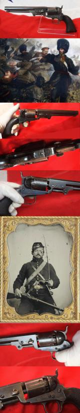 A Fine .36 Calibre Colt Navy London Revolver, 1851 Model Navy Manufactured in 1855