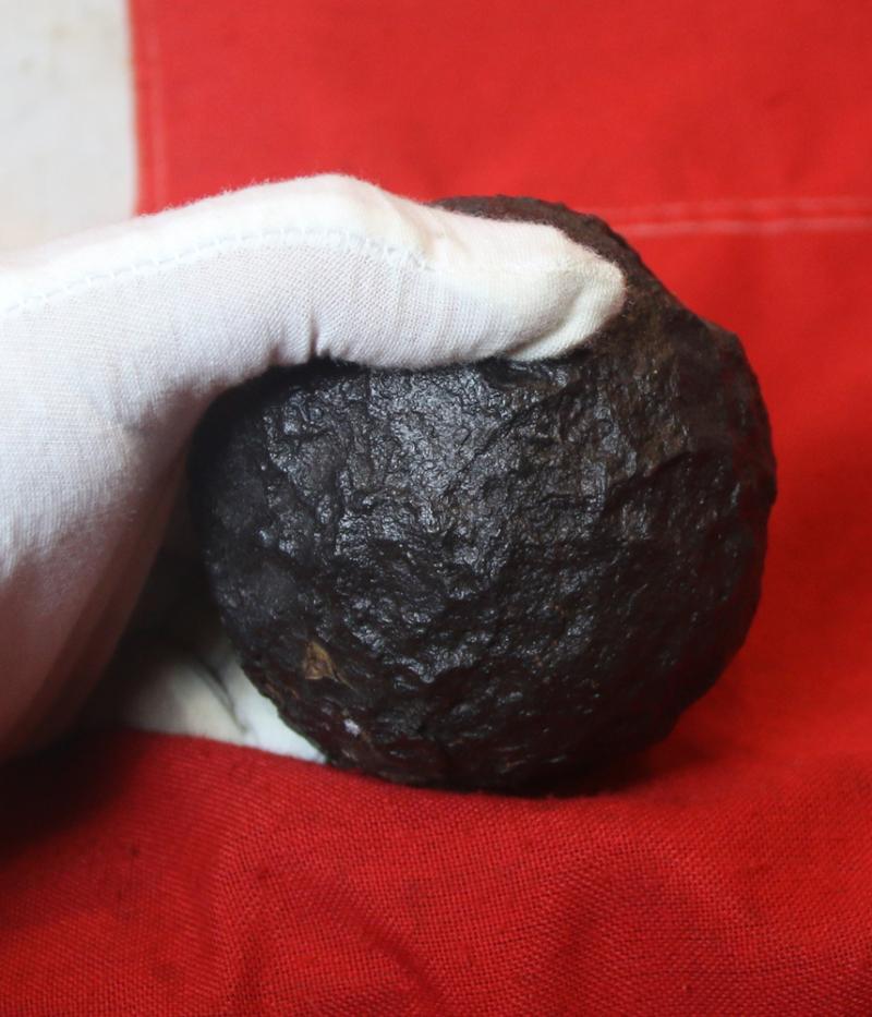 A Most Rare Original 17th to 18th Century Iron Royal Naval Exploding Hand Grenade, 3.5 inches