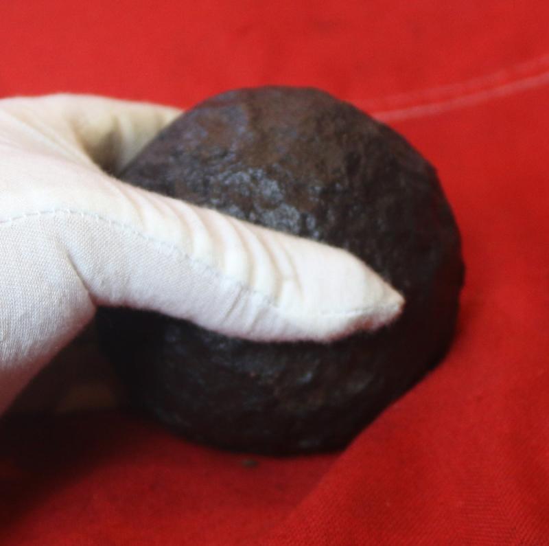 A Most Rare Original 17th to 18th Century Iron Royal Naval Exploding Hand Grenade, 3.5 inches