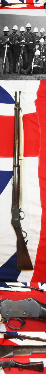 A Super Zulu War 94th Regt Marked Martini Henry With Buff Hide Sling. Enfield, Dated 1878. the Battle of Ulundi, 94th foot Regiment