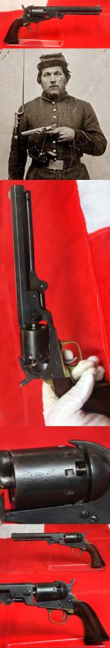 A Rare, American, US Civil War Pattern Manhattan Fire Arms Co Newark N.J .36 Cal. Revolver