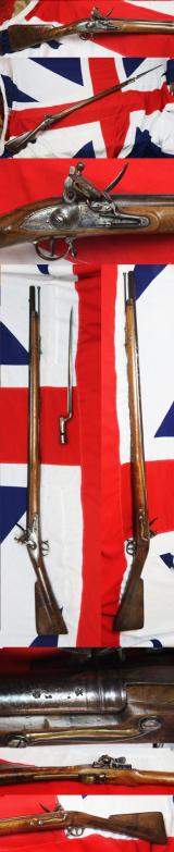 An Exceptional Third Pattern Napoleonic Wars Brown Bess, FrontlIne Issue Made At The Tower of London with Bayonet Circa 1808. The British ‘Brown Bess’ Was The Most Famed Musket In The World. No Army In The World Failed To Respect Them