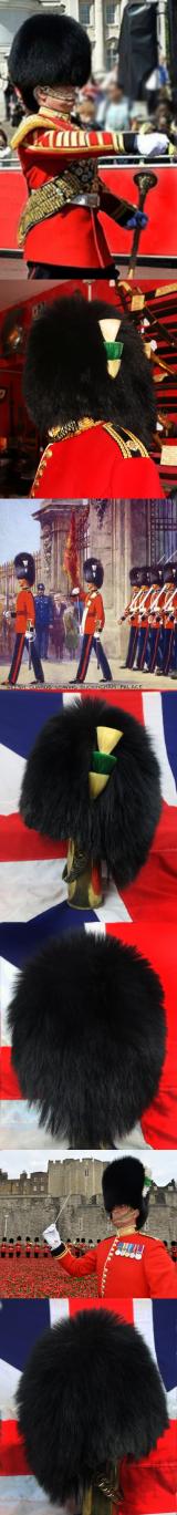 A Superb, Original, Her Majesty Queen ELizabeth II, Household Division Drum Major's Welsh Guards Bearskin Cap. In Superb Condition, A Post 1953 Coronation Era, Bearskin, For a Member of The Battalion Staff {Gloriously Fluffy}