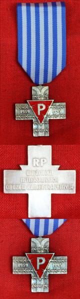 The Auschwitz Cross (Polish: Krzyż Oświęcimski). The Polish Decoration Awarded to Honour Survivors of Nazi German Concentration Camps, Including Auschwitz