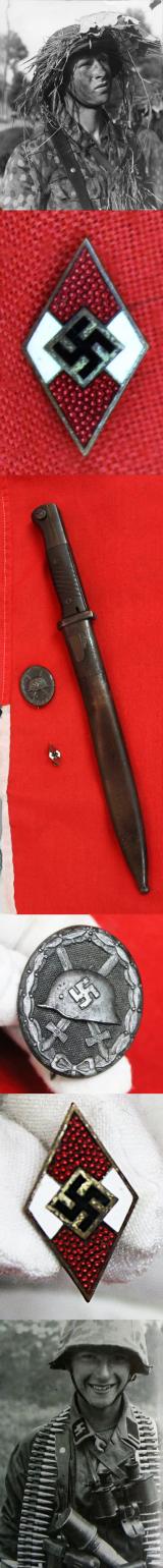 A Superb Mauser K98 Bayonet Maker Marked and Coded 1942/43 By Weyersberg and Eickhorn. All Original Blue To The hilt & Blade Normandy Veteran 9th Battalion Cameronians {Scottish rifles} Combat Against 12th SS Hitlerjugend Panzergrenadiers