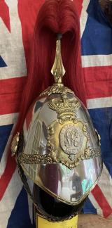 A Most Rare Antique Museum Piece. A Glorious Victorian 'Albert Pattern' Helmet Of The First Hertfordshire Light Horse Volunteers, Formed in 1862. Only 98 Of These Helmets Were Ever Made & And It Is Likely Barely a Handfull Still Survive Intact Today