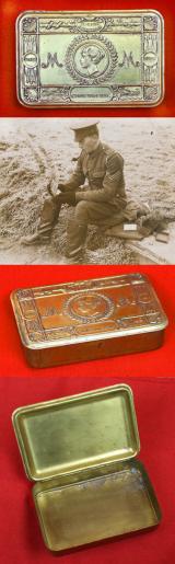A Very Good Princess Mary Box Of Christmas 1914. With Almost All Its Original Gold Lacquer Present & Dent Free. Very Few Surviving Examples Today Are In Such Good Condition
