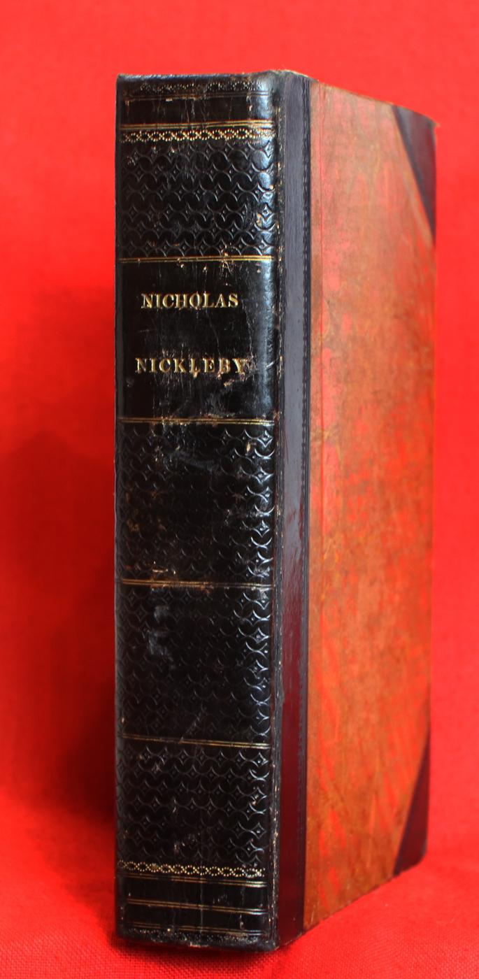 An Absolutely Beautiful Antiquarian Dickens 1st Edition, The Life And Adventures Of Nicholas Nickleby; With Illustrations by