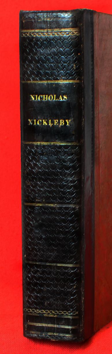 An Absolutely Beautiful Antiquarian Dickens 1st Edition, The Life And Adventures Of Nicholas Nickleby; With Illustrations by
