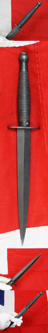 Falklands To Gulf War Period Commando FS Knife. Traditional Wilkinson Third Pattern. A Most Interesting Collectors Item In Very Good Condition No Maker Marks