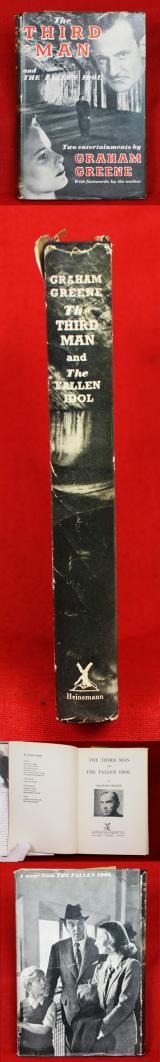 1st Edition Hardback. The Third Man and The Fallen Idol by Graham Greene Publisher Heinemann. Frequently Voted As One of The Greatest Films of All Time.