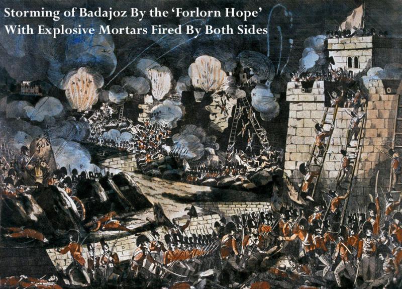 A Superb, Original, Napoleonic Wars, Peninsular Campaign, Siege of Badajoz, 1812, French 8