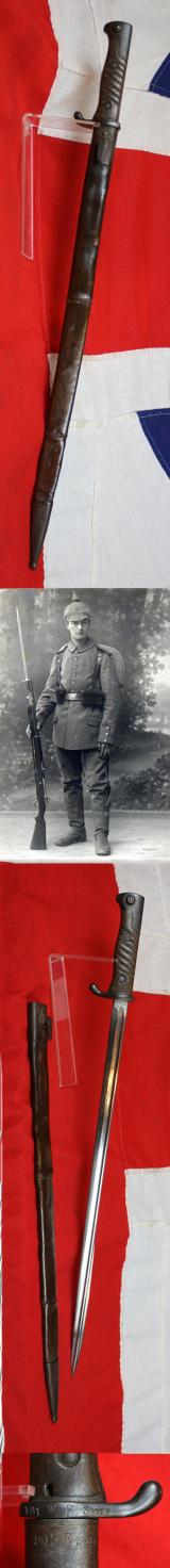 A Most Scarce German, 'Extra Long' Mauser WW1 Regimental Issue Pattern 1898,