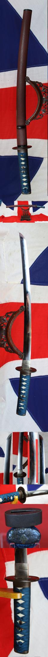 A Good Yoshii School Wakazashi, Likely Muromachi, Signed Yoshii Mitsunori