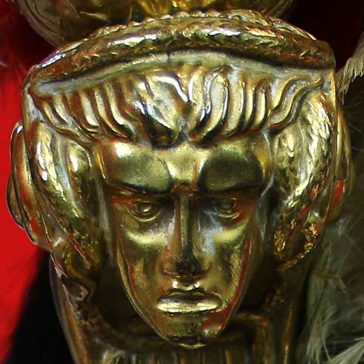 A Magnificent Antique, Original, French Cuirassiers Helmet 1872. French Cuirassiers Still In Combat Service in World War I, 1914. They Were the Last Troops Combat In Full Dress Armour in History. Possibly The Best Example You May Ever See