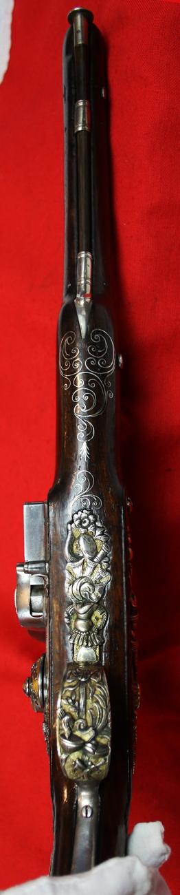 One Of The Finest Quality Museum Grade French Napoleonic Flintlock Pistols One Will Ever See Outside Of The World Renowned Musee De l’armee Les Invalides Paris. Exactly The Quality As Was Presented By Emperor Napoleon To His Royal Allies & Marshals