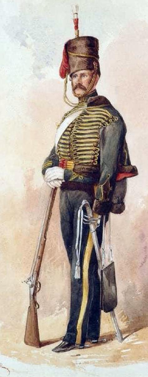 A 'Superb Plus' Original, Antique, Victorian, Charge of the Light Brigade Era, 1821 Pattern, Hussar's or Lancer's NCO's Sword In Simply Amazing Fully Restored and Conserved Condition. The NCO's Version Of the 1822 Officer's Sabre. With White Knot