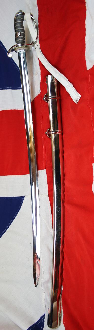 A 'Superb Plus' Original, Antique, Victorian, Charge of the Light Brigade Era, 1821 Pattern, Hussar's or Lancer's NCO's Sword In Simply Amazing Fully Restored and Conserved Condition. The NCO's Version Of the 1822 Officer's Sabre. With White Knot