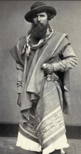 A Superb And Most Beautiful 19th Century Gaucho Cowboy Knife In Extraordinarily Decorative Repouse Alpaca With Gold Embellishments