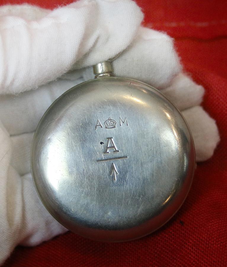 A Superb & Rare Royal Flying Corps, Royal Naval Air Service Issue Cockpit Watch. RFC Stamped. Luminous Dial Elongated Winding Stem For Gloved Pilots Winding A Superb Original Artefact & Mechanical Instrument of WW1 Aeronautical Warfare History