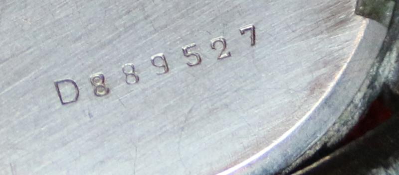 A Superb and Iconic WW2 German Luftwaffe Officer's 'Black Face' Watch By Titus, Geneva, {Switzerland} Incabloc. A Superb Original Artefact of WW2 German Aeronautical Warfare History