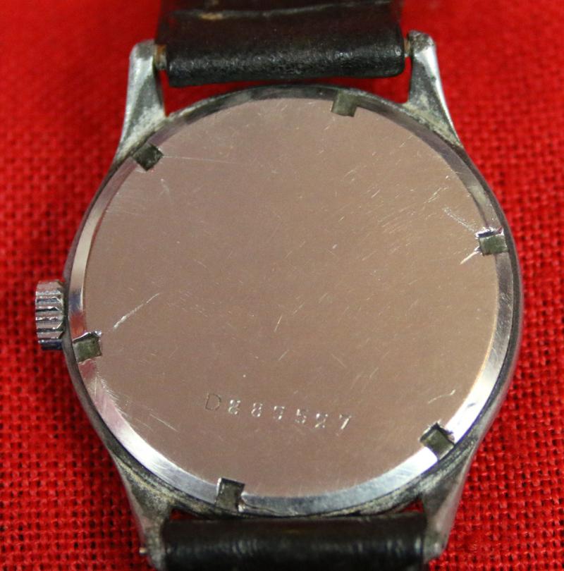 A Superb and Iconic WW2 German Luftwaffe Officer's 'Black Face' Watch By Titus, Geneva, {Switzerland} Incabloc. A Superb Original Artefact of WW2 German Aeronautical Warfare History