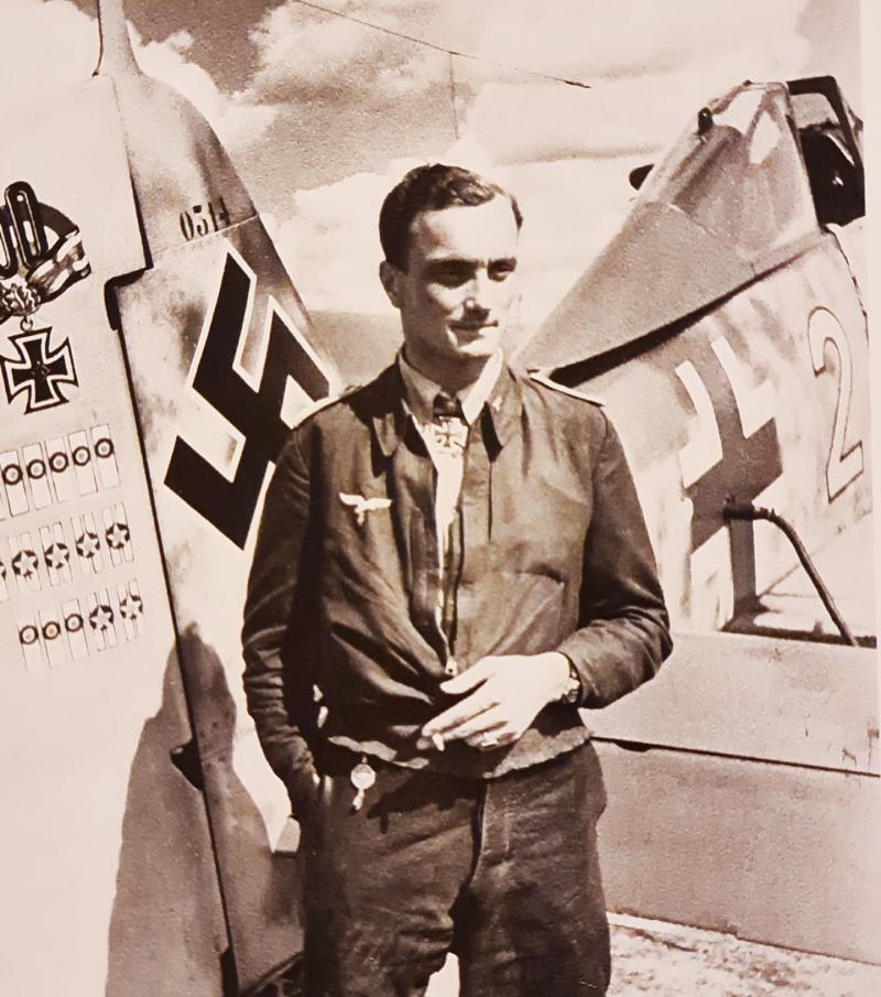 A Superb and Iconic WW2 German Luftwaffe Officer's 'Black Face' Watch By Titus, Geneva, {Switzerland} Incabloc. A Superb Original Artefact of WW2 German Aeronautical Warfare History