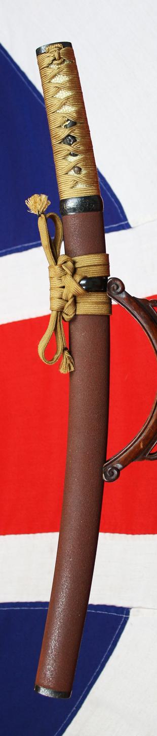 A Fabulous Antique Shinto Samurai Aikuchi O-Tanto In The Design Of A Naginata Naoshi (薙刀直し) Combined With With An Unokubi-Zukuri {Cormarant's Neck} Blade Form. In Stunning Original Edo Mounting