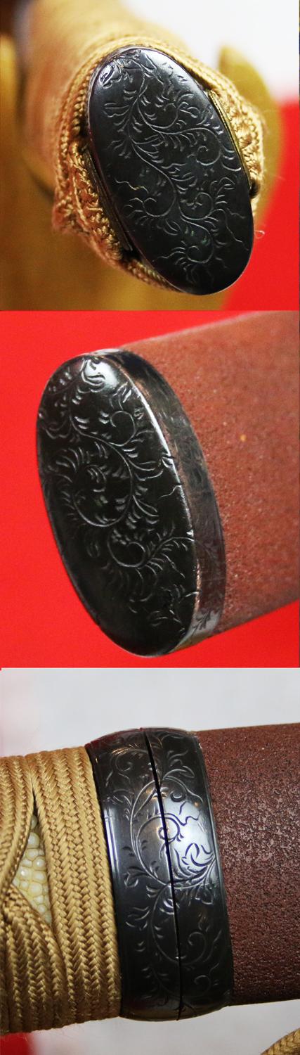 A Fabulous Antique Shinto Samurai Aikuchi O-Tanto In The Design Of A Naginata Naoshi (薙刀直し) Combined With With An Unokubi-Zukuri {Cormarant's Neck} Blade Form. In Stunning Original Edo Mounting