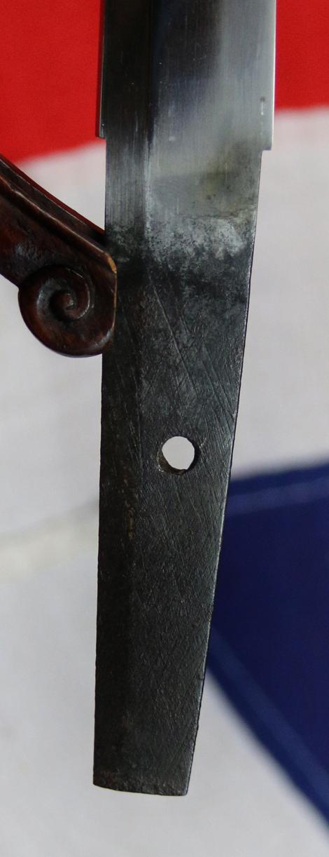 A Fabulous Antique Shinto Samurai Aikuchi O-Tanto In The Design Of A Naginata Naoshi (薙刀直し) Combined With With An Unokubi-Zukuri {Cormarant's Neck} Blade Form. In Stunning Original Edo Mounting