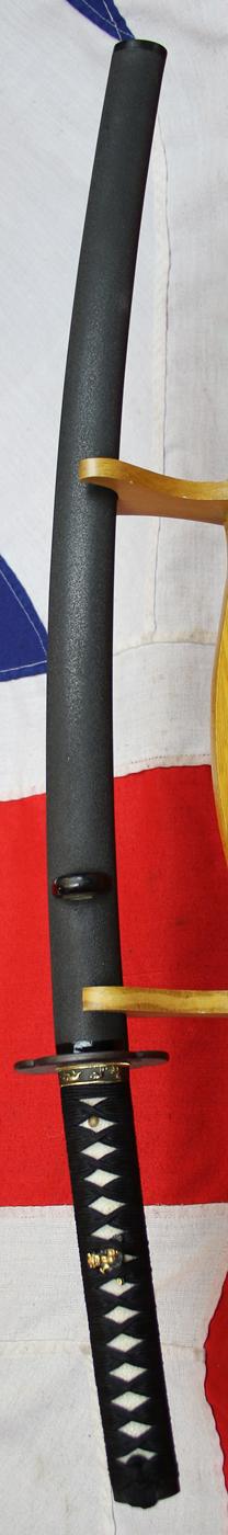 A Simply Stunning A Fabulous Original Antique Shinto Early Edo Period Chisa Katana. Wondrous Pure Gold and Shakudo Mounts Of The Tale of Momotarō, the Demon and The Monkey. Superbly Beautiful Blade Hamon and Hada Grain