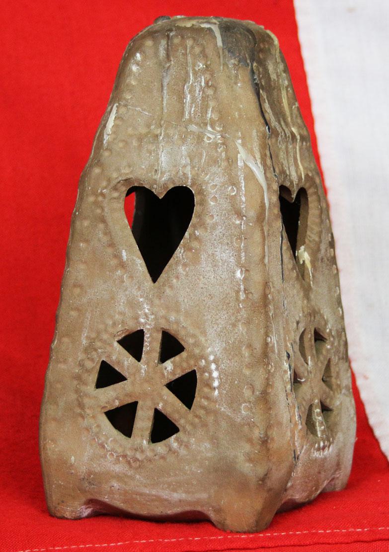 A Most Intruiging Allach Artwork. An Original Third Reich SS-Julleuchter. An Award & Trophy of the German Schutzstaffel Presented By Himmler to Officers Then Members of the SS From1936 -1944. A Pagan Runic Winter Solstice Lamp, An SS Service Decoration