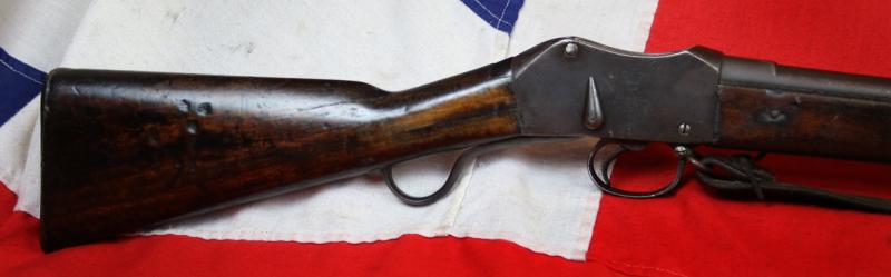 Original Antique MK I - II Short Lever Martini Henry Rifle, Dated 1875, By Enfield, Early Model Long Cocking Indicator, With Original Victorian Leather Sling. Rare Brass Muzzle Dust Cover & In Fabulous Condition. One Of Only 1400 Early MK1 Models Made
