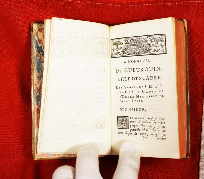 Original Publication Of the Memoires of a Famous I7th-18th Century French Pirate, Admiral Duguay-Trouin, René (1673-1736) Pirates Memoires de Monsieur Du Guay-Trouin, Lieutenant General Des Armées Navales Published by Amsterdam, Pierre Mortier, 1732.