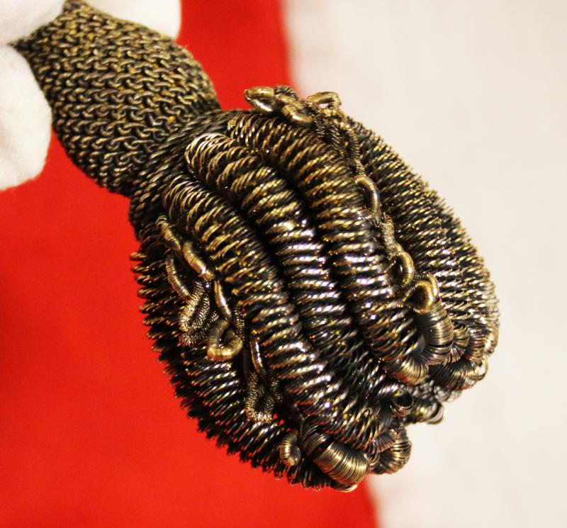 A Superb and Rare King George IIIrd, Napoleonic Wars Era Sword Knot Used in the Peninsular War and Waterloo Period by British Generals & Staff Officers. A Finest Quality All Gold Bullion Sword Knot